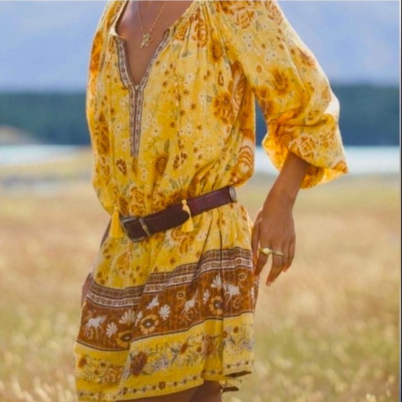 Spell & The Gypsy Mystic Tunic Dress| Sunflower🌻 - Picture 12 of 12
